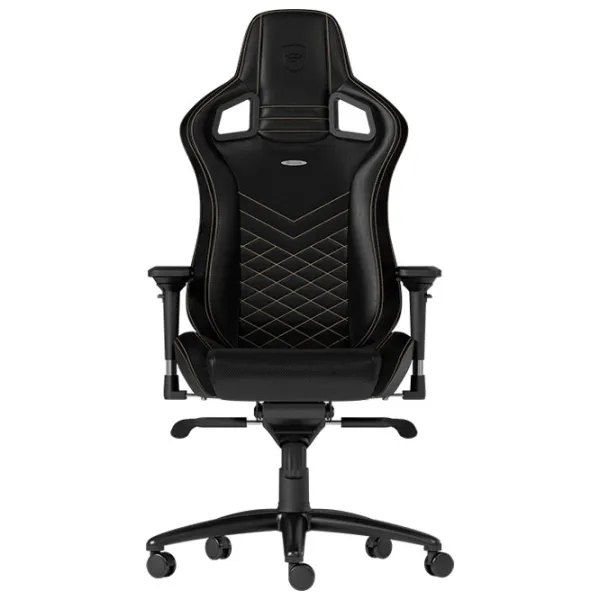 Scaun Gaming NOBLECHAIRS HERO Black Gold photo 2