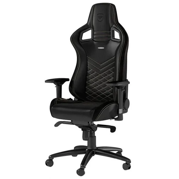 Scaun Gaming NOBLECHAIRS HERO Black Gold photo 3