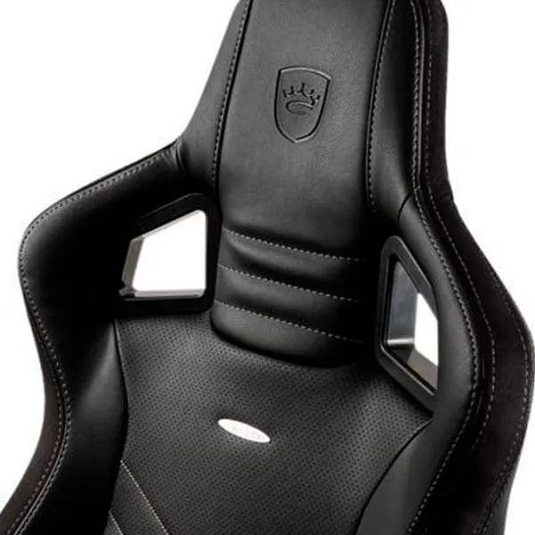 Scaun Gaming NOBLECHAIRS HERO Black Gold photo 5