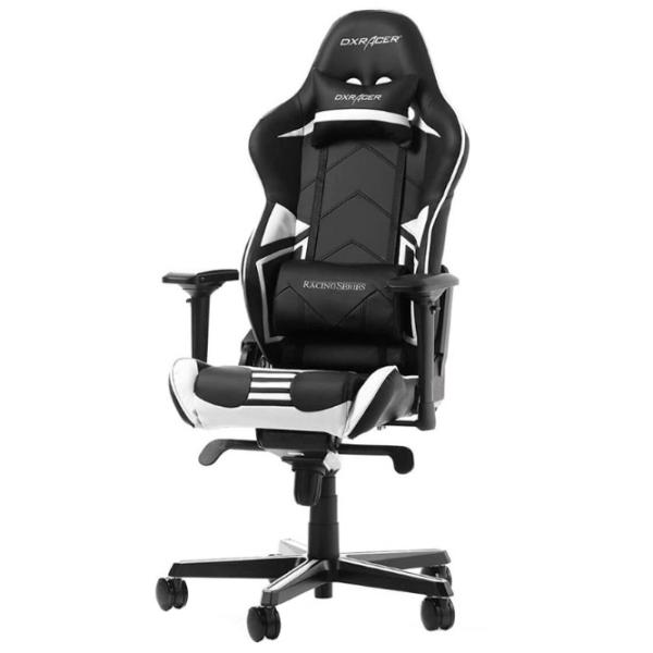 Scaun Gaming DXRacer Racing GC-R131-NW-V2 Black White photo 2