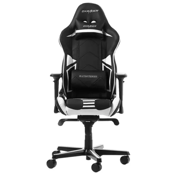 Scaun Gaming DXRacer Racing GC-R131-NW-V2 Black White photo 4