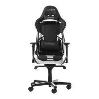 Scaun Gaming DXRacer Racing GC-R131-NW-V2 Black White photo 5