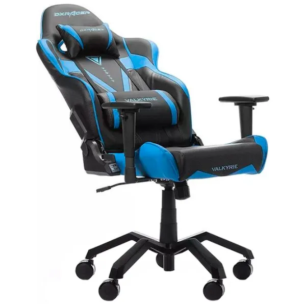 Scaun Gaming DXRacer Valkyrie Black Blue photo 4