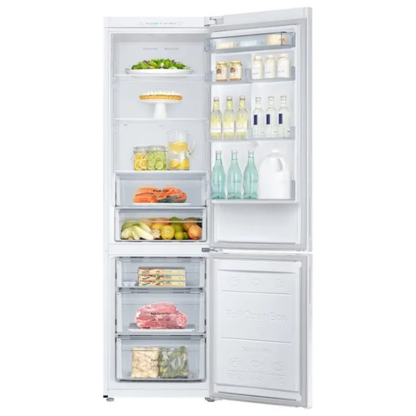 Frigider Samsung RB37J5050WW/UA cu congelator jos 377 l / 201 cm / White photo 5
