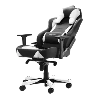 Scaun Gaming DXRacer Work GC-W0-NW-Y2 Black White photo 3