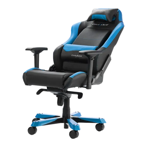 Scaun Gaming DXRacer Iron GC-I11-NB-S4 Black Blue photo 3