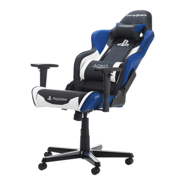 Scaun Gaming DXRacer Racing PlayStation GC-R90-INWZ1 Black Blue photo 3