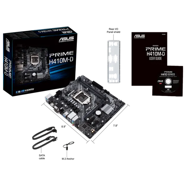 Placă de bază Asus PRIME H410M-D mATX/ Intel H410 photo 5