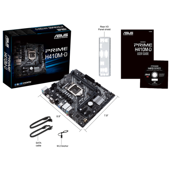 Placă de bază Asus PRIME H410M-D mATX/ Intel H410 photo 5