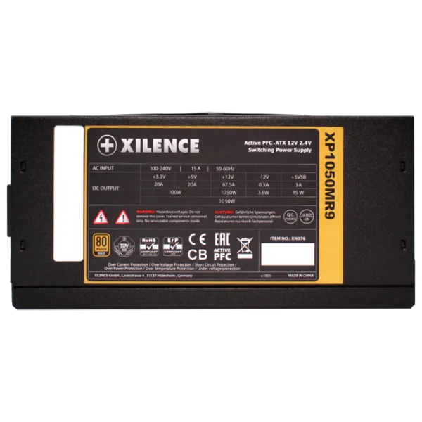 Блок питания Xilence XP1050MR9 80+ Gold/ 1050 Вт photo 5