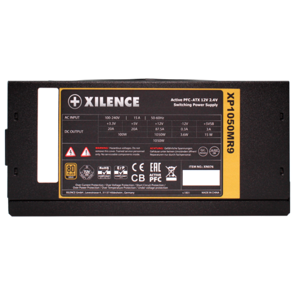 Блок питания Xilence XP1050MR9 80+ Gold/ 1050 Вт photo 5