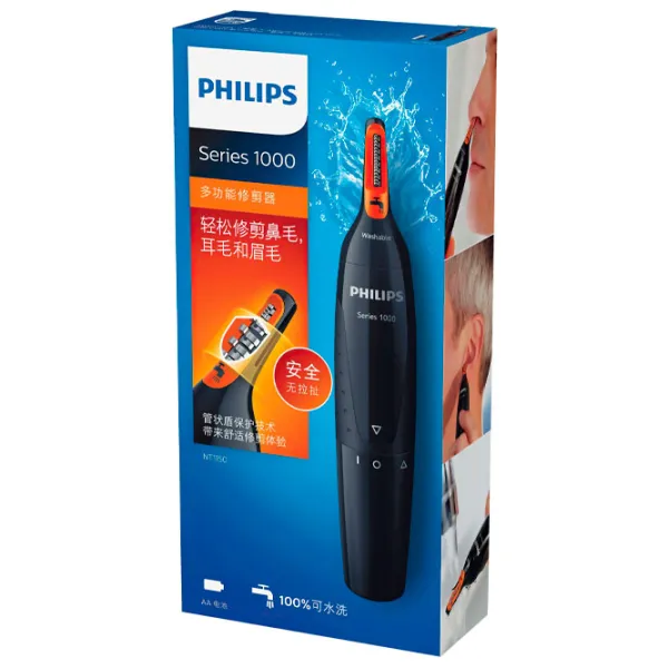 Триммер для носа и ушей Philips NT1150/ 10 Черный photo 5