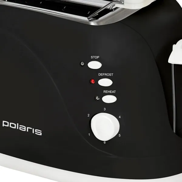 Тостер Polaris PET0702L Механическое/ 750 Вт/ Черный photo 3
