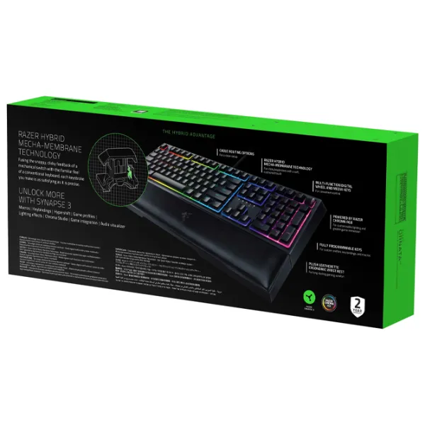 Клавиатура Razer Ornata V2 Проводная/ Черный photo 5