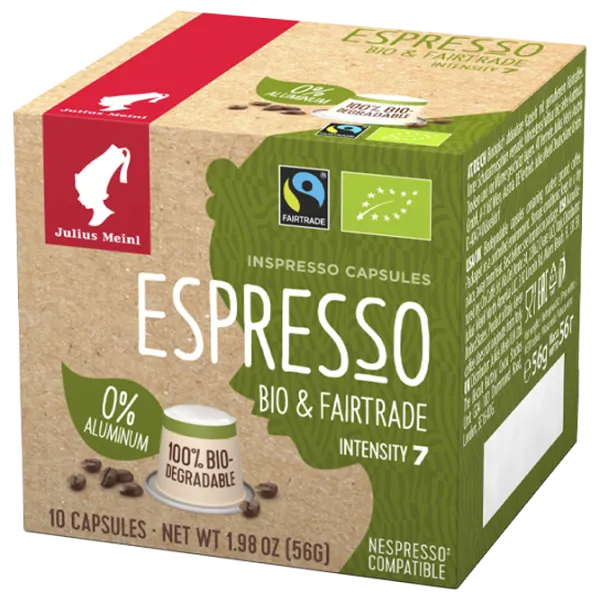 Cafea Julius Meinl Espresso BIO & FAIRTRADE Capsule/ Nespresso/ 10 capsule photo 2