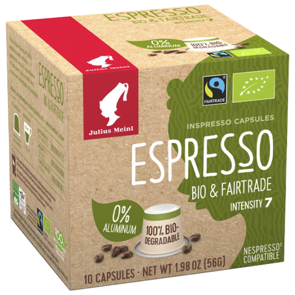 Cafea Julius Meinl Espresso BIO & FAIRTRADE Capsule/ Nespresso/ 10 capsule photo 3