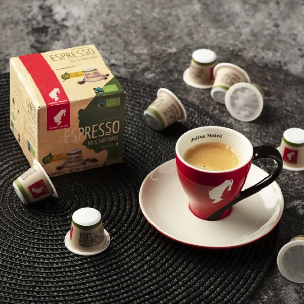 Cafea Julius Meinl Espresso BIO & FAIRTRADE Capsule/ Nespresso/ 10 capsule photo 4