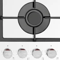 Plită încorporabilă pe gaz Hansa BHKW631540 White photo 4