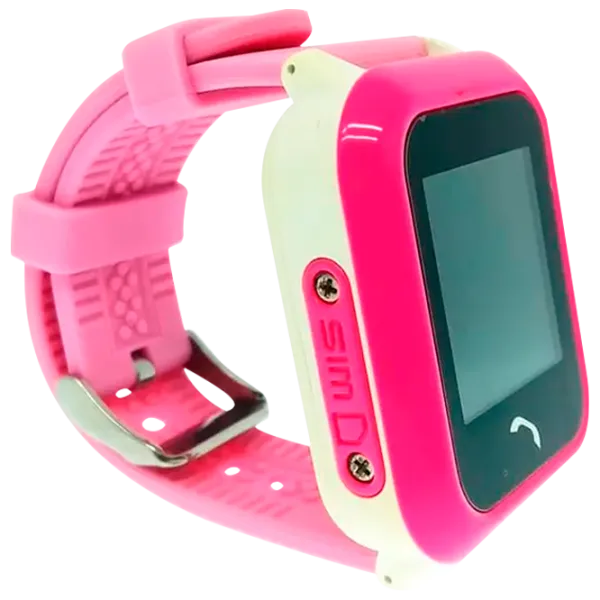 Детские часы с GPS Bubble GW400E 1.22"/ Розовый photo 2 Детские часы с GPS Bubble GW400E 1.22"/ Розовый photo 2
