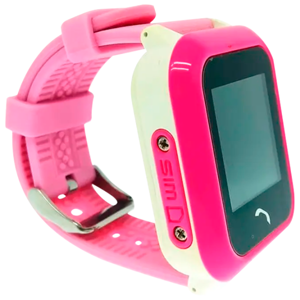 Детские часы с GPS Bubble GW400E 1.22"/ Розовый photo 2 Детские часы с GPS Bubble GW400E 1.22"/ Розовый photo 2