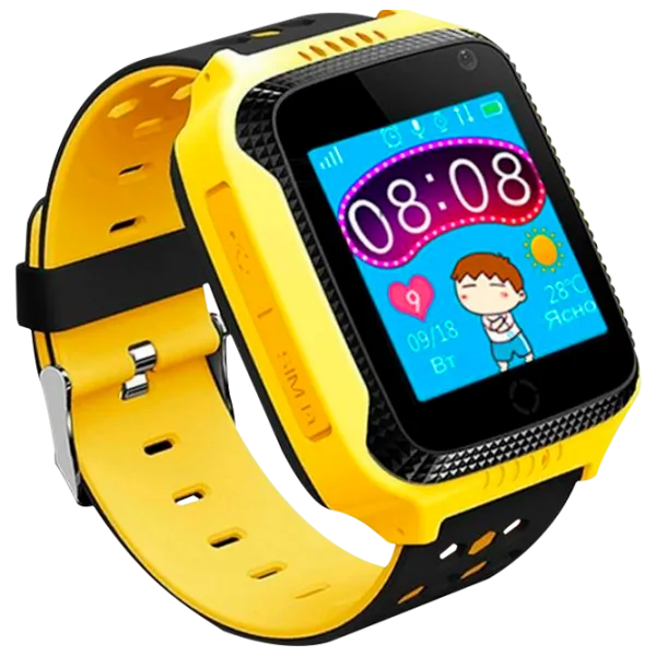 Детские часы с GPS Bubble GW500S 1.44"/ Желтый photo 2