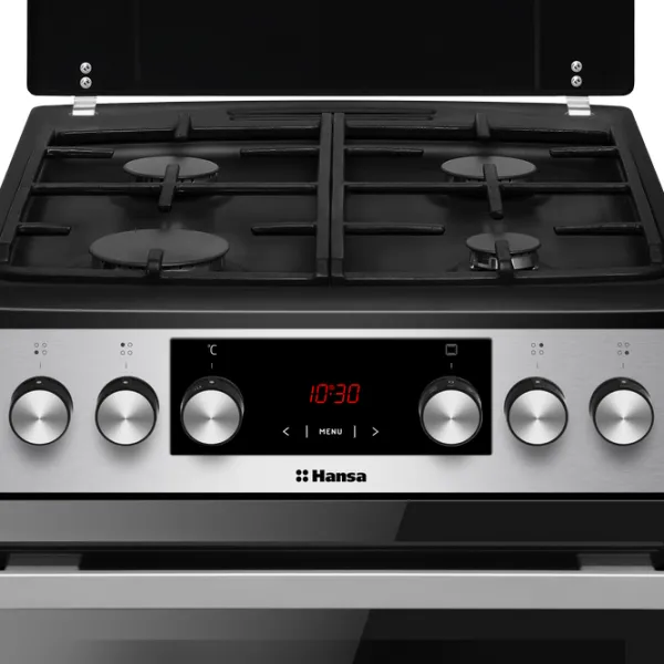 Aragaz Hansa FCMX59323 Pe gaz/ Inox/ Black photo 2