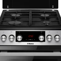Aragaz Hansa FCMX59323 Pe gaz/ Inox/ Black photo 2