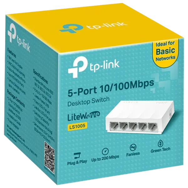 Switch TP-Link LS1005 LiteWave White photo 5