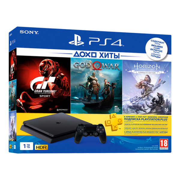 Sony Playstation 4 Slim + Days Gone + God of War + The Last of Us Черный photo 5