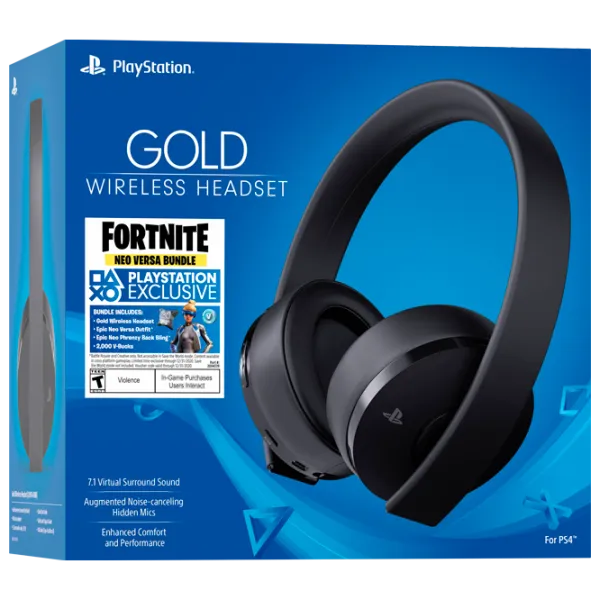 Căști Sony PS4 Gold Edition Black Fără fir/ Gaming photo 8 Căști Sony PS4 Gold Edition Black Fără fir/ Gaming photo 8