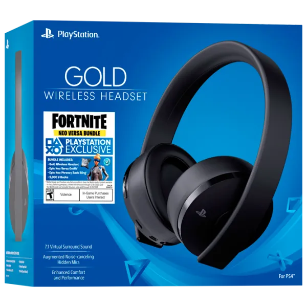 Căști Sony PS4 Gold Edition Black Fără fir/ Gaming photo 9 Căști Sony PS4 Gold Edition Black Fără fir/ Gaming photo 9