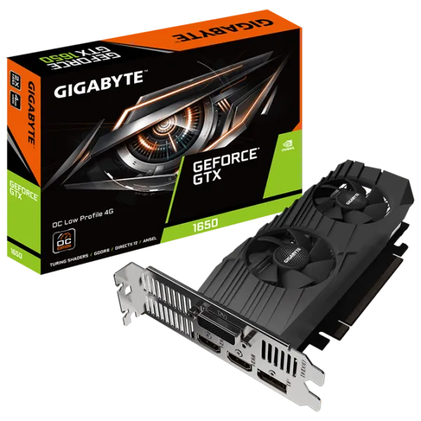 Видеокарта Gigabyte GeForce GTX 1650 OC Low Profile PCI Express 3.0 / 4 ГБ photo 6