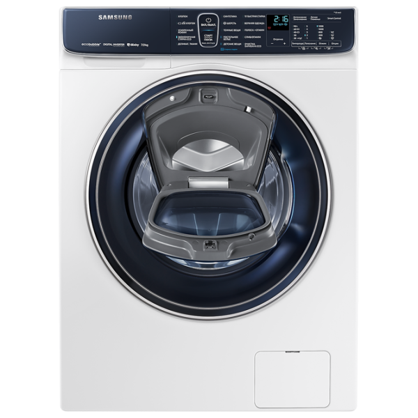 Mașină de spălat Samsung WW70R62LATWDLP 7 kg / 1200 rpm / White photo 2