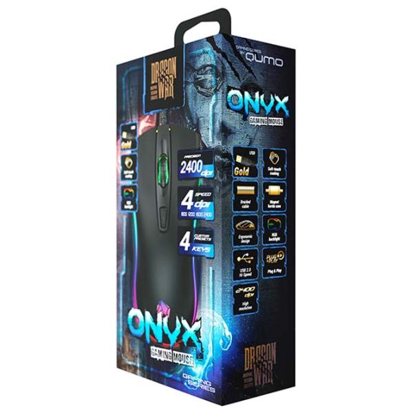 Мышь Qumo Onyx RGB USB/ Черный photo 5