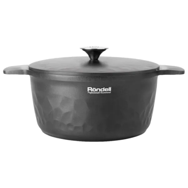 Cratiță Rondell RDA-1254 4.8 l Aluminiu/ Black photo 2 Cratiță Rondell RDA-1254 4.8 l Aluminiu/ Black photo 2