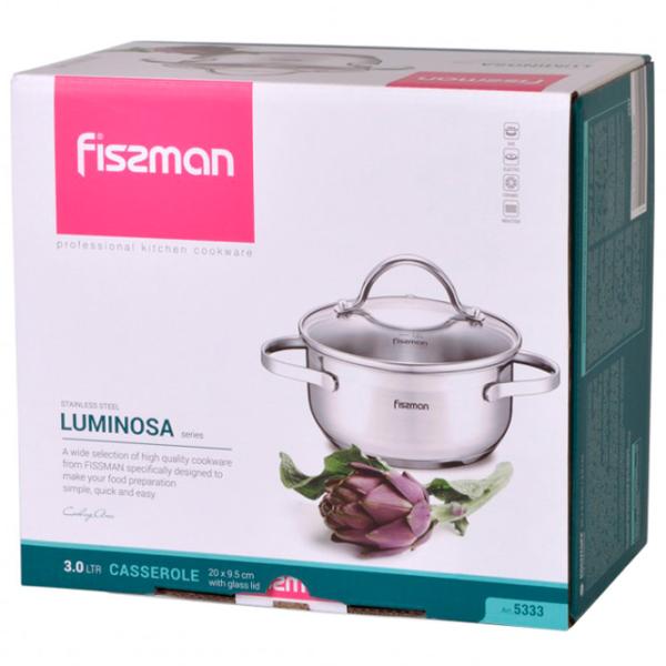 Кастрюля Fissman 5333 3 л Нержавеющая сталь/ Стальной photo 5
