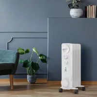 Calorifer electric cu ulei Electrolux EOH/ M-6157 1500 W/ White photo 4