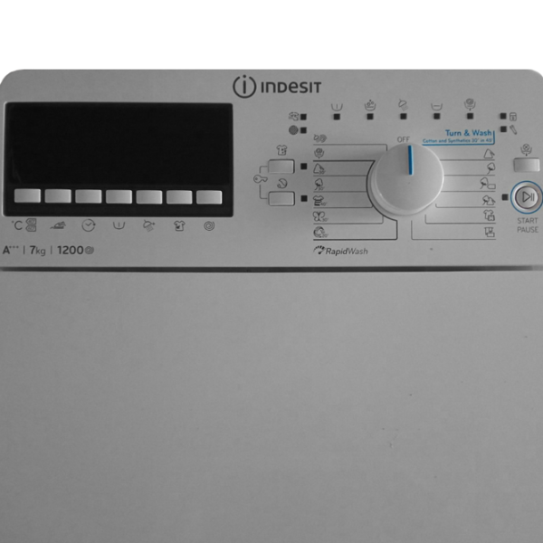 Стиральная машина Indesit BTW E71253P EU 7 кг / 1200 об/мин / Белый photo 7