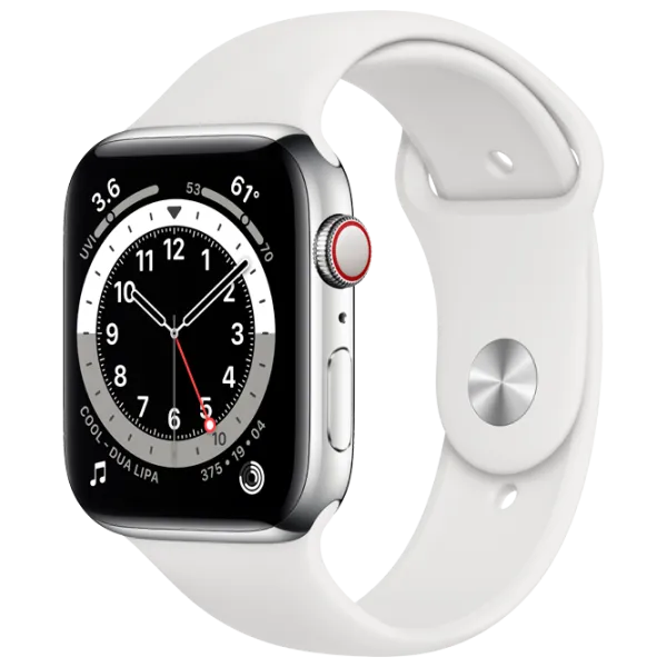 Умные часы Apple Watch Series 6 1.78"/ (M00D3)/ Серебристый photo 2 Умные часы Apple Watch Series 6 1.78"/ (M00D3)/ Серебристый photo 2