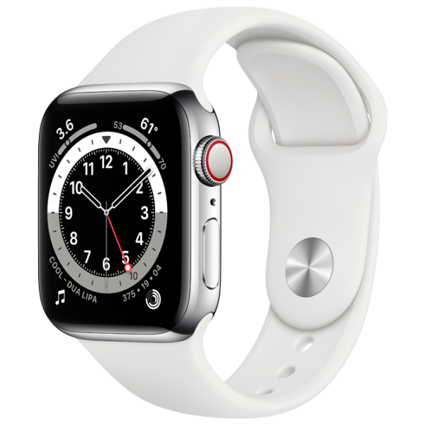 Умные часы Apple Watch Series 6 1.57"/ (MG283)/ Серебристый photo 2 Умные часы Apple Watch Series 6 1.57"/ (MG283)/ Серебристый photo 2