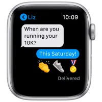 Ceas inteligent Apple Watch Series 6 1.57"/ (MG283)/ Silver photo 5