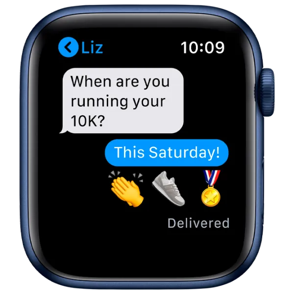 Умные часы Apple Watch Series 6 1.57"/ MG143/ Navy Синий photo 5 Умные часы Apple Watch Series 6 1.57"/ MG143/ Navy Синий photo 5