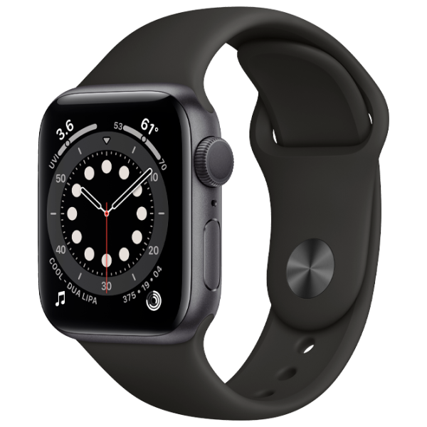Умные часы Apple Watch Series 6 1.57"/ MG133/ Космос Серый photo 2 Умные часы Apple Watch Series 6 1.57"/ MG133/ Космос Серый photo 2