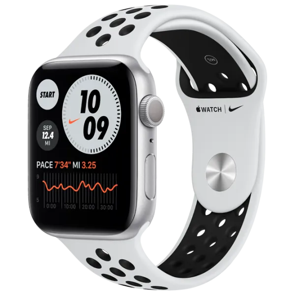 Умные часы Apple Watch Series 6 Nike 1.78"/ MG293/ Серебристый photo 2 Умные часы Apple Watch Series 6 Nike 1.78"/ MG293/ Серебристый photo 2