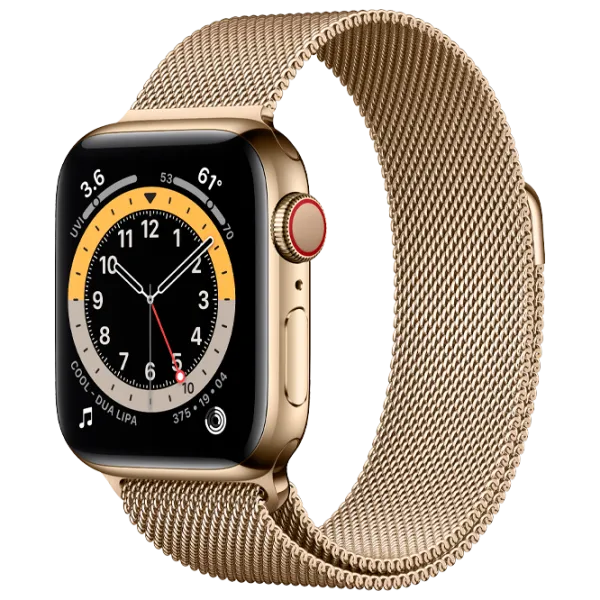 Умные часы Apple Watch Series 6 1.57"/ M06W3/ Золотой photo 2 Умные часы Apple Watch Series 6 1.57"/ M06W3/ Золотой photo 2