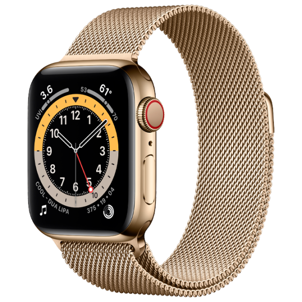 Умные часы Apple Watch Series 6 1.57"/ M06W3/ Золотой photo 2 Умные часы Apple Watch Series 6 1.57"/ M06W3/ Золотой photo 2