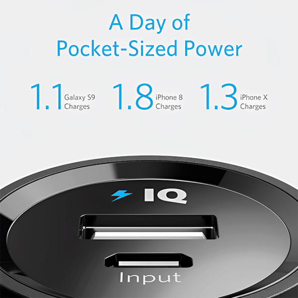 Power Bank Anker PowerCore (A1109) 5000 mAh/ Black photo 6