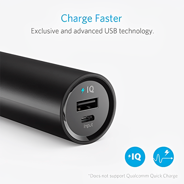 Power Bank Anker PowerCore (A1109) 5000 mAh/ Black photo 7