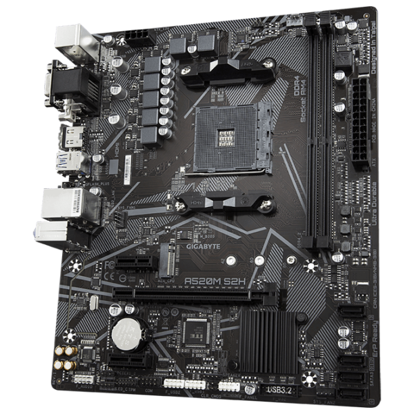 Placă de bază Gigabyte A520M S2H 1.0 mATX/ AMD A520M photo 2