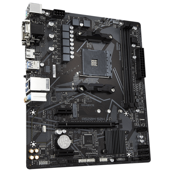 Placă de bază Gigabyte A520M S2H 1.0 mATX/ AMD A520M photo 3
